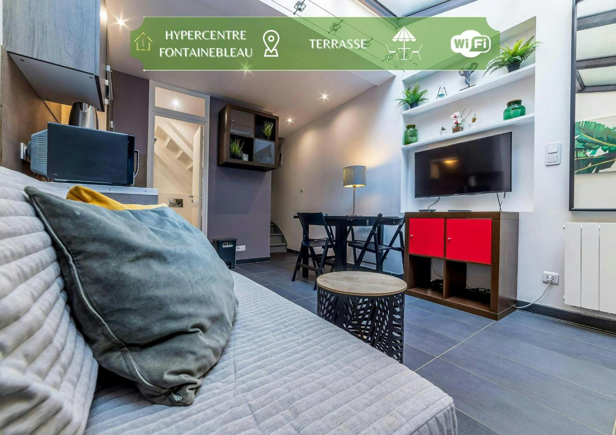 New Hypercenter Appart'Hôtel Sweet Green Fontainebleau Exterior foto